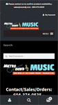 Mobile Screenshot of metrosoundmusic.com